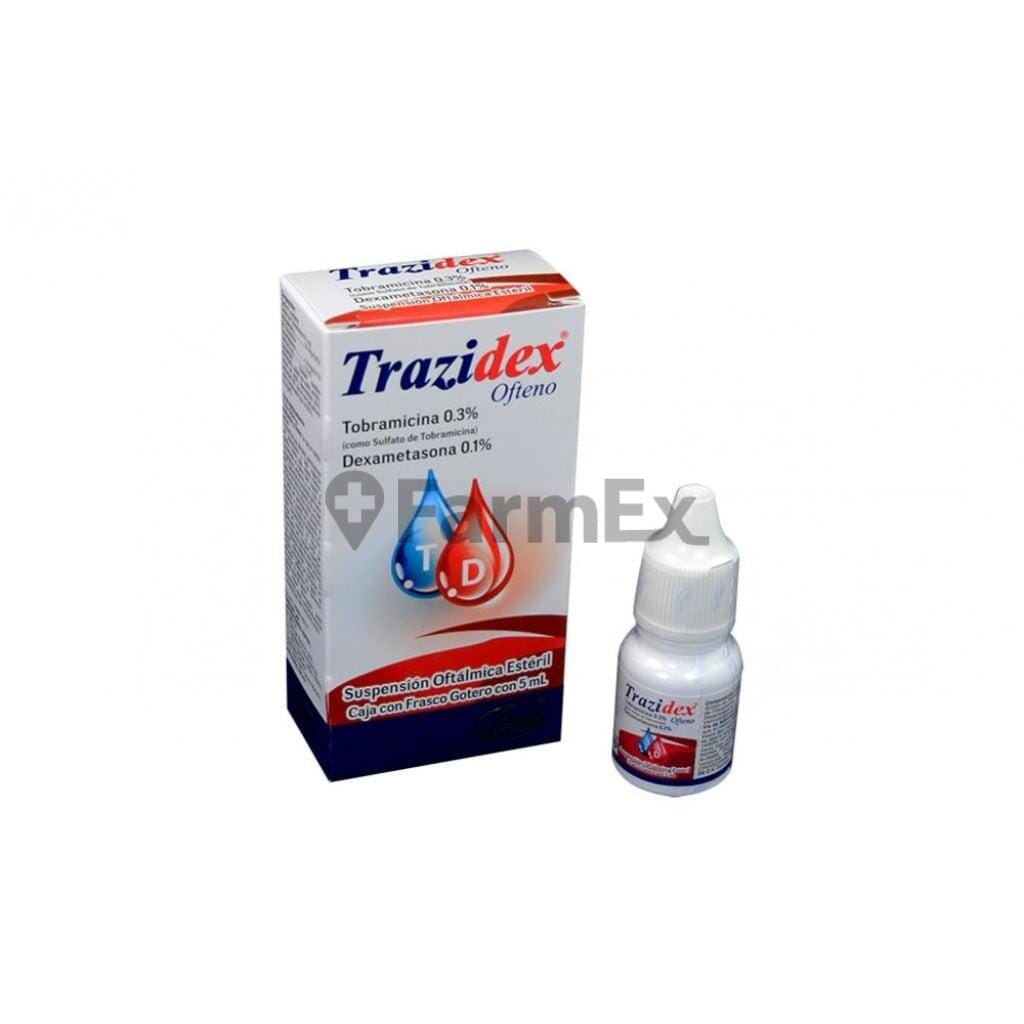 Trazidex Solución Oftálmica x 5 mL Farmex-Fonasa-Persistente
